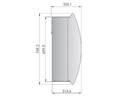 InAir CDP IA50 Wall-Mounted Dehumidifier