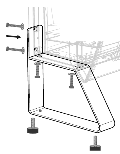 InAir Floor Mounting Kit for CDP Unit