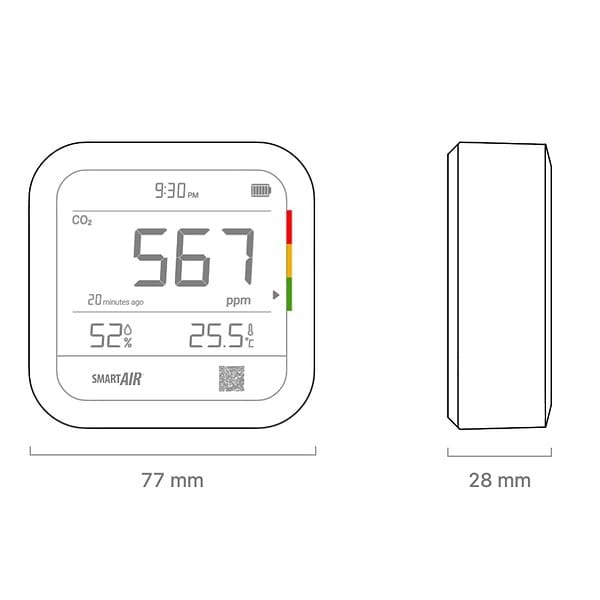 Smart Air - CO₂ / Carbon Dioxide Monitor