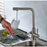 Osmio 304 Fabia Stainless Steel 3-Way (Tri-flow) Kitchen Tap