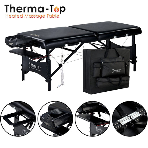 Master Massage 71cm GALAXY Massage Table with THERMA-TOP