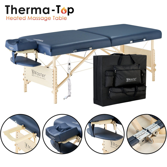 Master Massage 71cm CORONADO Portable Massage Table with Therma-Top