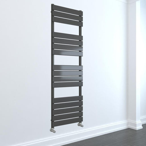 16 Bar Straight Ladder Towel Rail Radiator With Palma Anthracite (1600mm x 500mm)