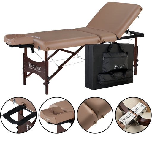 Master Massage 71cm DEAUVILLE Salon Pro Portable Massage Table Package