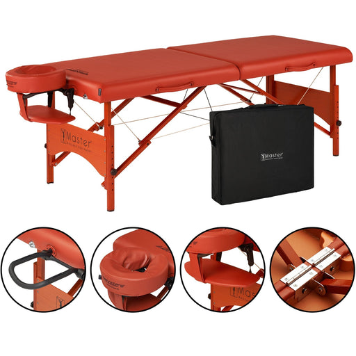 Master Massage 70cm REGULATION Size FAIRLANE Portable Massage Table Package