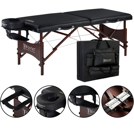 Master Massage 71cm Roma LX Portable Massage Table Package