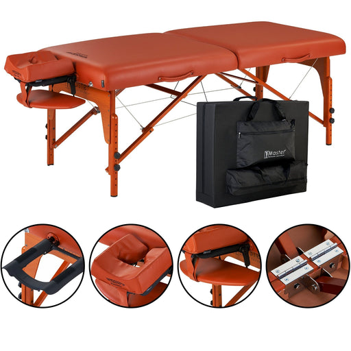 Master Massage 79cm SANTANA Portable Massage Table Package