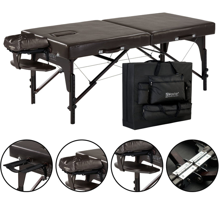 Master Massage 79cm SUPREME Pro Portable Massage Table Package