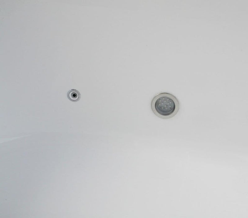 Iowa Double Ended Freestanding / Whirlpool Bath - 1800mm x 900mm With 12 Spa Jets