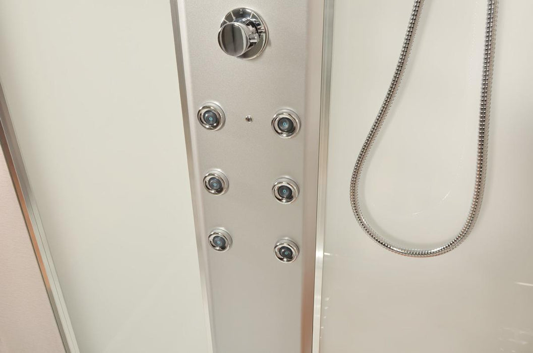 LW9 White 1200mm x 900mm Steam Shower Enclosure