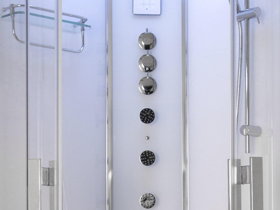 Lisna Waters Mayfair-AU 900 x 900mm Quadrant Hydro Shower Cabin TMV2