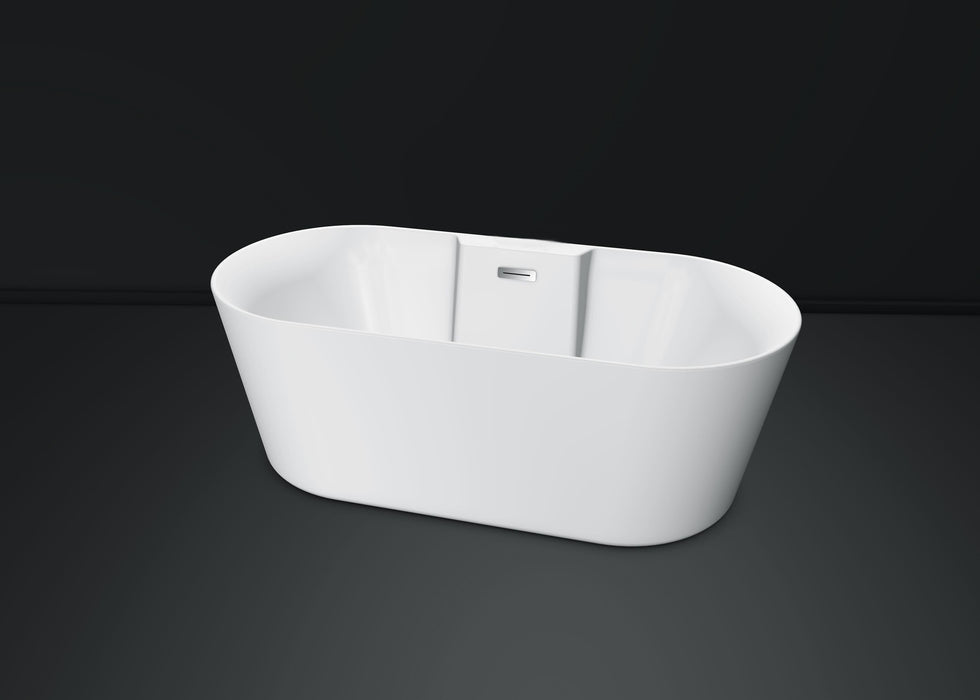 Lisna Waters - Colorado Double Ended Small Freestanding Bath With Tap Ledge (1720mm x 785mm)