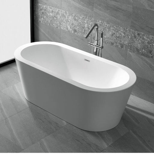 LWS220 - Double Ended Curve White Freestanding Bath (1700mm x 800mm)